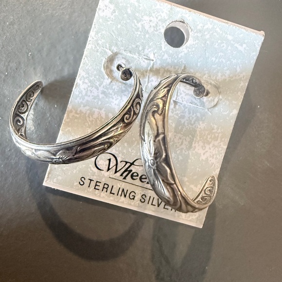 wheeler Jewelry - Sterling Silver Women's Hoop Earrings